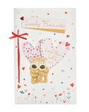 Boofle Valentijnsdag kaart voor verloofde - schattig ontwerp
