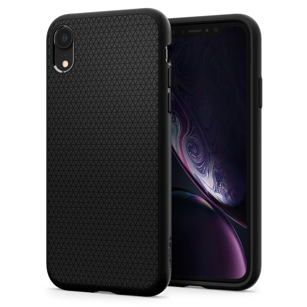 Spigen 064CS24872 - Mobiele telefoon behuizing - Zwart - Apple iPhone XR