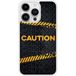 iPhone 14 Pro Bedrukt siliconen hoesje Caution