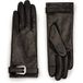 AllSaints Gants Yuna Noir/laiton chaud Taille : M