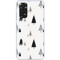 Xiaomi Redmi Note 11 4G Beschermende Siliconen Case - Elegante Dennenboom