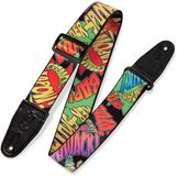 Levys Leathers MPD2C-036 polyester gitaarband met print - kersploosh