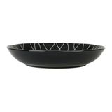 GENEVIEVE LETHU 539092 diep bord zwart Ø 20 cm Grés Dahlia Lotus