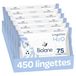 BIOLANE - Babydoekjes met water - 450 doekjes - Set van 6 x 75