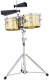 LP Latin Percussion Timbales Tito Puente Timbalitos Staal 9 1/4" + 10 1/4" LP272-S