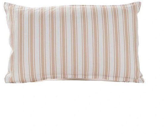 Annas Collection Buitenkussen 30x50 cm Ivoor Streep