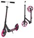 Trottinette enfant, rose, 8+ ans, 100 kg, réglable, pliable