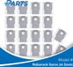 Roborock Saros 20 Sacs anti-poussière soniques (18 Pièces, alternative Plus.Parts® à 8.02.0239)
