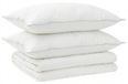 Wol Dekbed en Kussen Set 3 st 200x240 cm Zomer 140 GSM Blanc