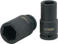KS Tools ERGOTORQUE Krachtdop 6-kant lang 17 mm 3/4" aansluiting extra diep