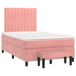 Maison Exclusive - Boxspringbed met matras, rose, 120x190 cm, velours