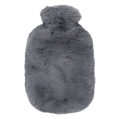 fashy ® Warmwaterkruik met fleece hoes 2,0L, smoke
