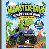Monstersaur Monstersaur- Monter truck dinosaur coloring book