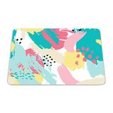 Questo Casa Rechthoekige muismat met digitale print, antislip onderkant, voor kantoor en thuis, 22 x 18 cm