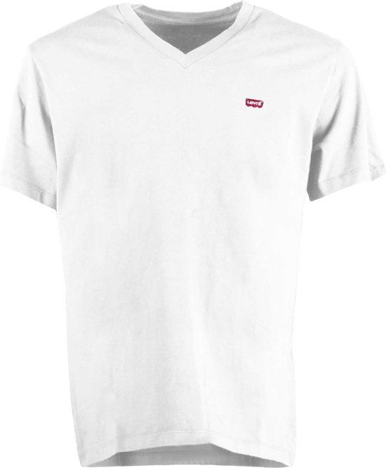 Levi's Origineel Hm Vneck T-shirt Wit - Heren