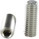 Vis à métaux Inox A2 sans tête six pans creux (STHC) clé de 3 HC3 M6x25 bout plat - 1 pièce
