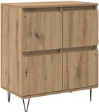 vidaXL Dressoir Artisan Eiken 60 x 35 x 70 cm