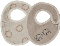 Slabbetjes Sterntaler Slabbetjes 2-pack Boerderij - Zandkleurig