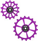 Sram Kogel Derailleurwieltjes - 14/18T - Geschikt voor SRAM Eagle Transmission - Keramische lagers - Aluminium - Paars