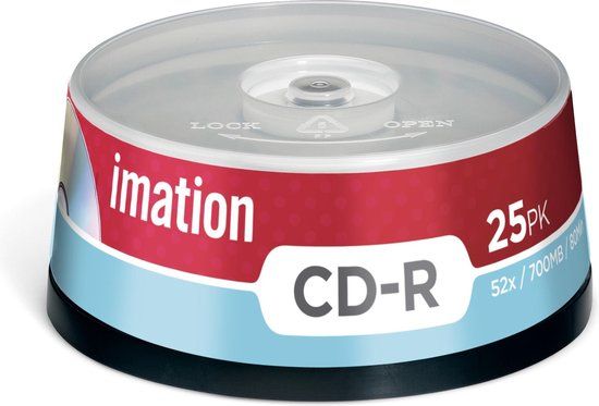 Imation CD-R 700MB 25-pack - 52x Write Speed