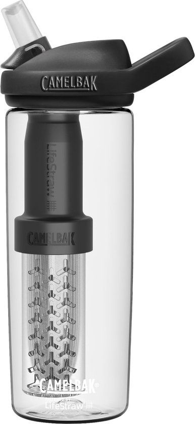 CamelBak Eddy+ filtered by LifeStraw - 600 ml - Drinkfles - Transparant (Clear)