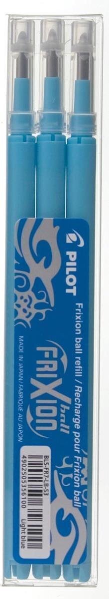 Pilot Vullingen - Frixion Ball en Frixion Click - licht blauw - 3 stuks