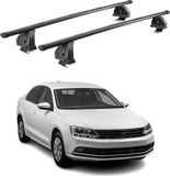Aurilis Omac Barres De Toit Transversales En Acier Pour Vw Jetta Vi 2010-2018