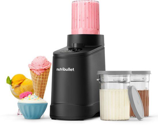 Nutribullet Chill IJsmachine Zwart - 500W - 5 Programma's