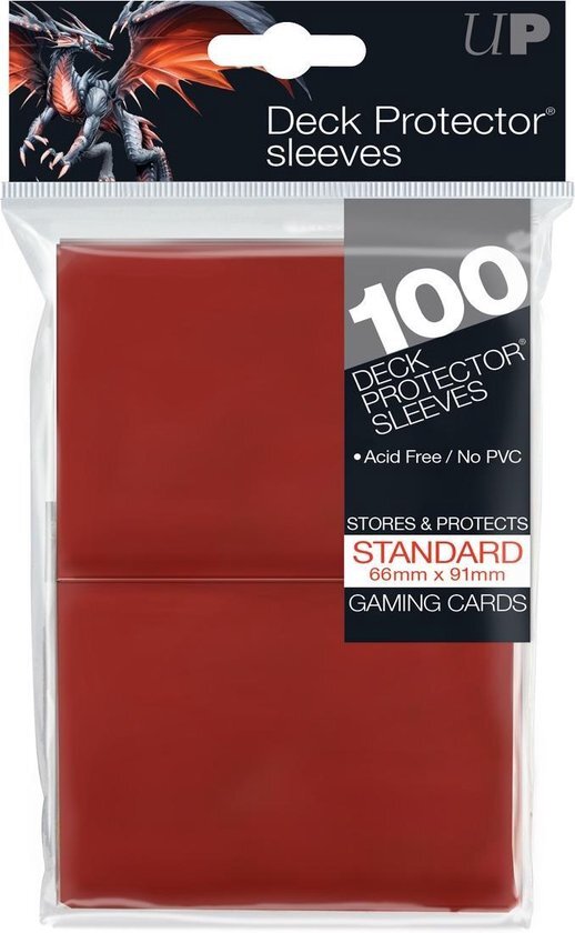 Ultra Pro 100ct Red Standard Deck Protectors