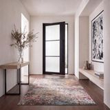 SAFAVIEH Modern chic tapijt voor woonkamer, eetkamer, slaapkamer - Madison Collection, laagpolig, in zwart en goud, 160 x 229 cm