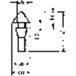 PB Fastener 1345-01 Tampon à clipser Noir (Ø x h) 15 mm x 9,6 mm 1 pièce