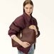 Furla leren shopper Goccia L donkerbruin