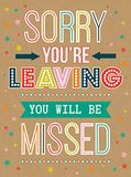 Piccadilly Greetings Moderne grote kaart verlaten - 12 x 9 inch, groen