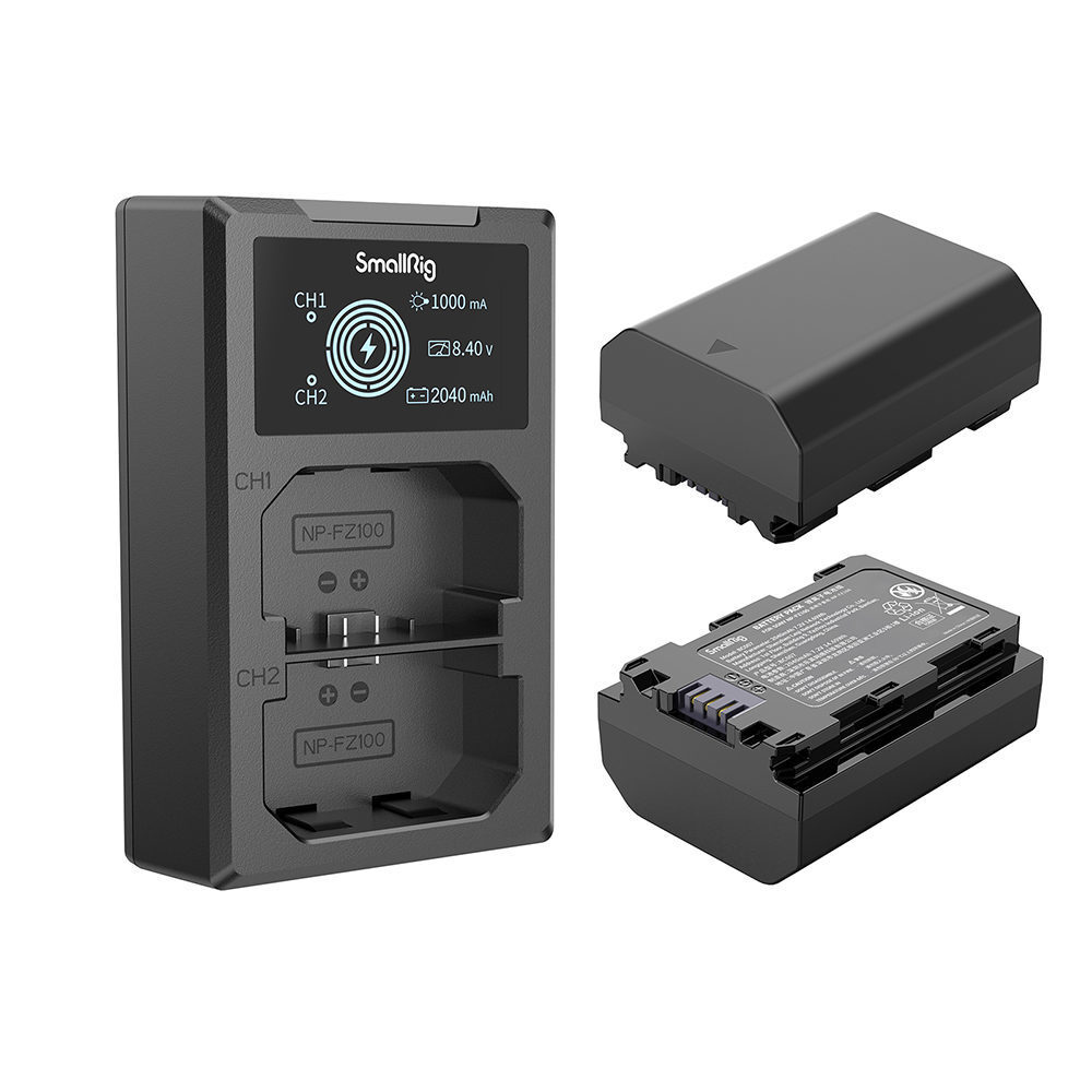 SmallRig Sony NP-FZ100 Camera Battery Charger Kit (SmallRig 3824B)