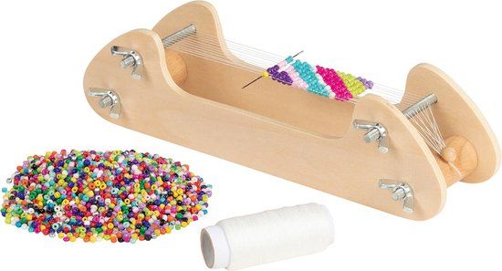 Goki 58474 - parelweefframe met veel accessoires
