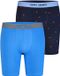 Happy Shorts Langer Boxer Jersey Mannen Harten Effen 95% Katoen, 5% Spandex XXL