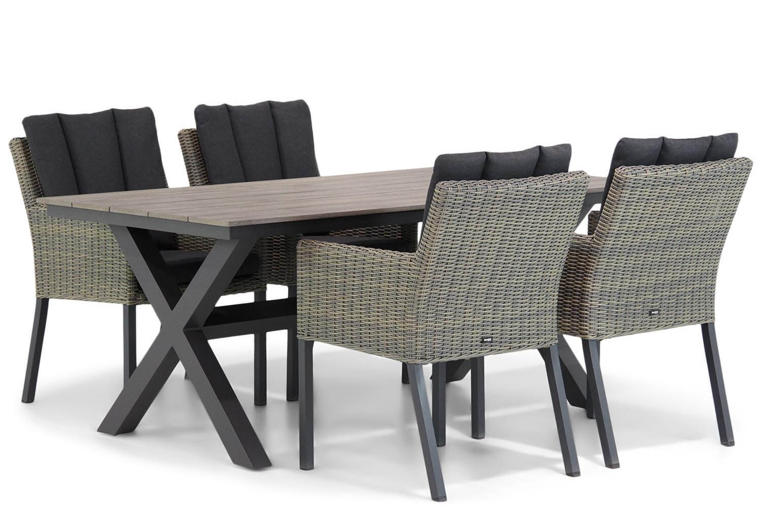 Garden Collections Oxbow/Forest 180 cm dining tuinset 5-delig