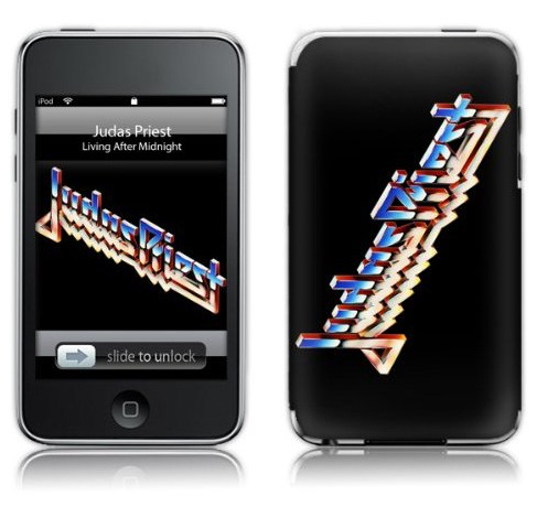MusicSkins MS-JUDA30004 zwart, blauw, zilver / Apple iPod Touch 2G/3G