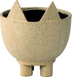Decopatch Home deco Bloempot vos bruin Papier
