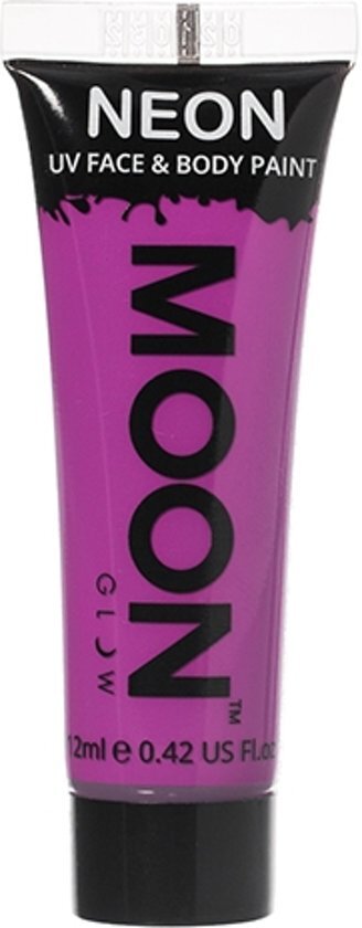 Moon Glow UV Body Paint NEON Paars