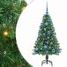 VidaXL Sapin de Noël artificiel vert 120 cm PVC et acier et plastique