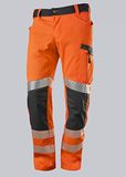 BP 2043-847-6556 werkbroek voor heren, 85,5% polyester, 12% katoen, 2,5% elastolefine, waroranje/antraciet, 3D-snit, ergonomische pasvorm, maat 56