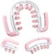 Unyqoos® Rouleau de massage manuel pour traitement complet du corps et thérapie musculaire - Rose