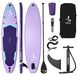 Planche de SUP gonflable - Planche de paddle autonome - 3,35 mètre - Convient pour sports nautiques, pêche, yoga - Ensemble de 3