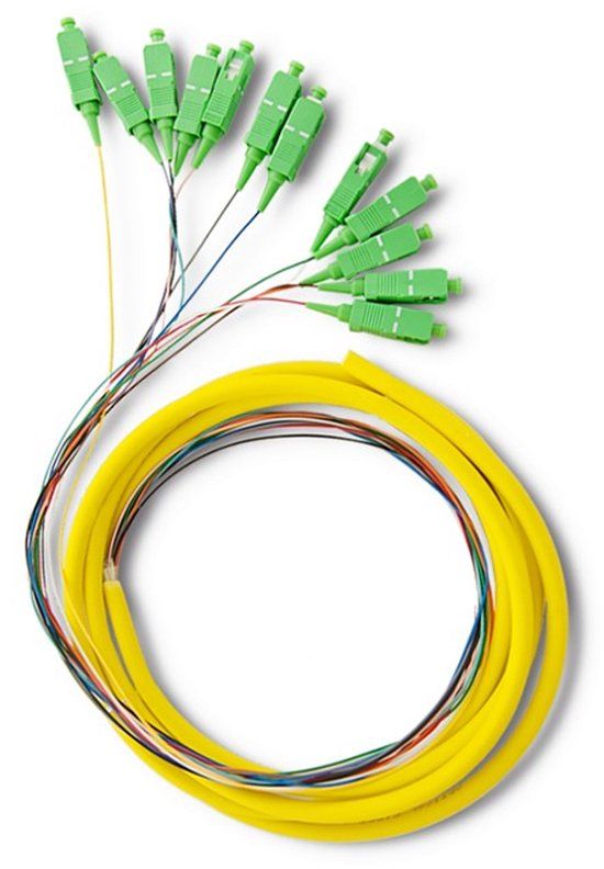 Qoltec G652D Serie - Pigtail - SC/APC - Enkelmodig - 2m