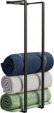 EAVY Handdoekrek 70x20x14 - Mat Zwart - RVS
