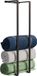 EAVY Handdoekrek 70x20x14 - Mat Zwart - RVS