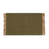 Ferm Living Tapis de porte Block 50x80 cm Olive-naturel