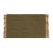 Ferm Living Tapis de porte Block 50x80 cm Olive-naturel