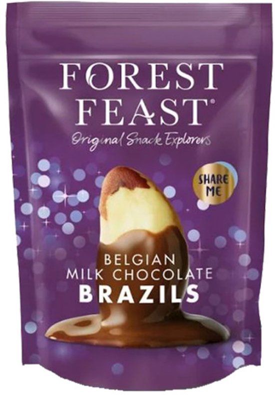 Forest Feast paranoten omhuld met melkchocolade, 270 g